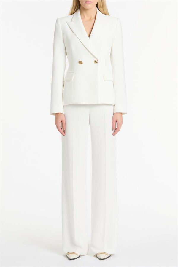 WHITE CREPE ALTURA FLORENCE JACKET