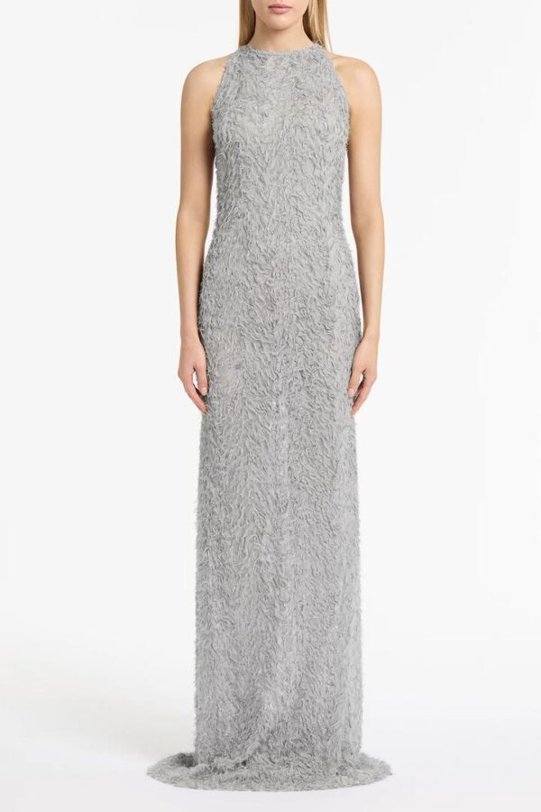 SILVER ONDA GOWN