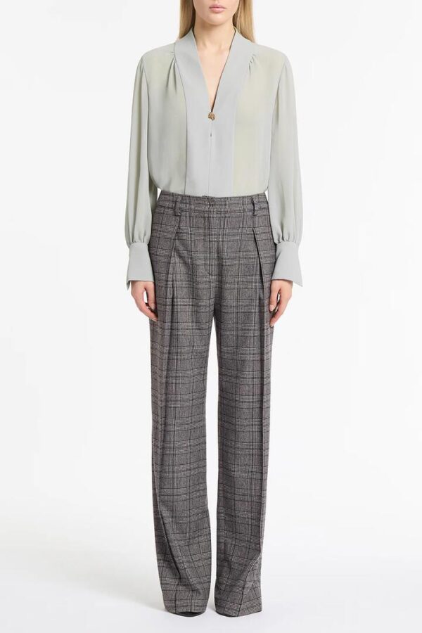 SILVER GEORGETTE LA BANDA SHIRT