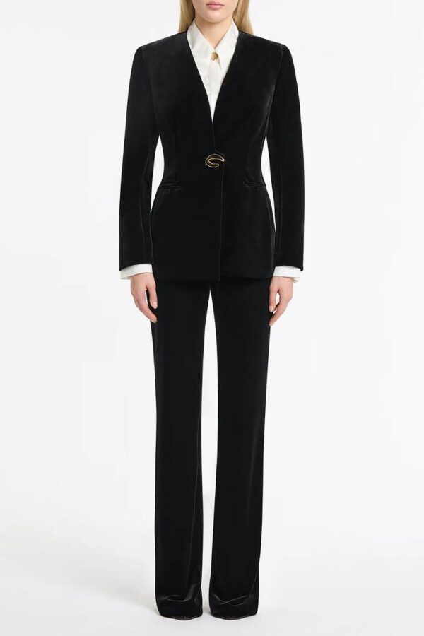 BLACK VELVET C BLAZER