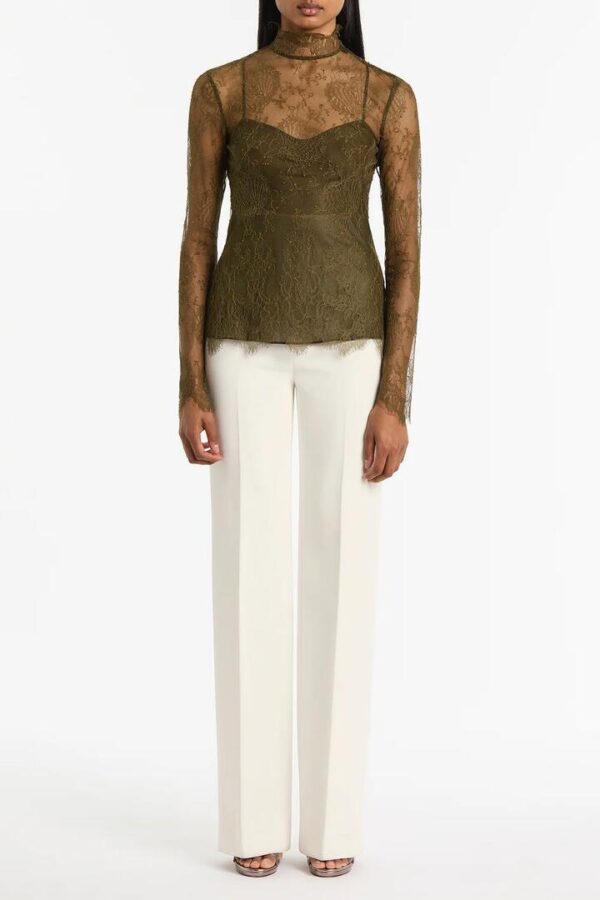 JUNIPER CHANTILLY LACE SLEEVED TOP